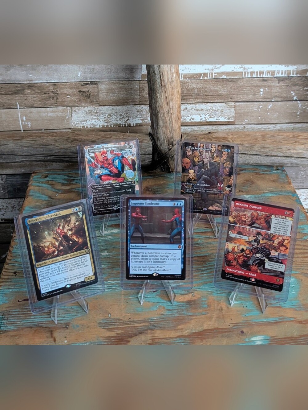 Magic The Gathering Spiderman 5 Card Bundle